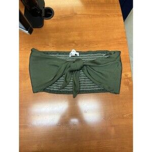 Mable bandeau tie top Olive Army Green Beach, Resort Wear, Sexy Cool Girl size S